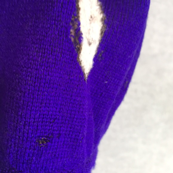 ST. JOHN Separates Falling Leaves Design  Rib Knit Mock Neck Sweater - Picture 8 of 16